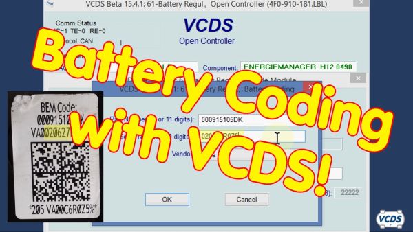 vcds battery coding